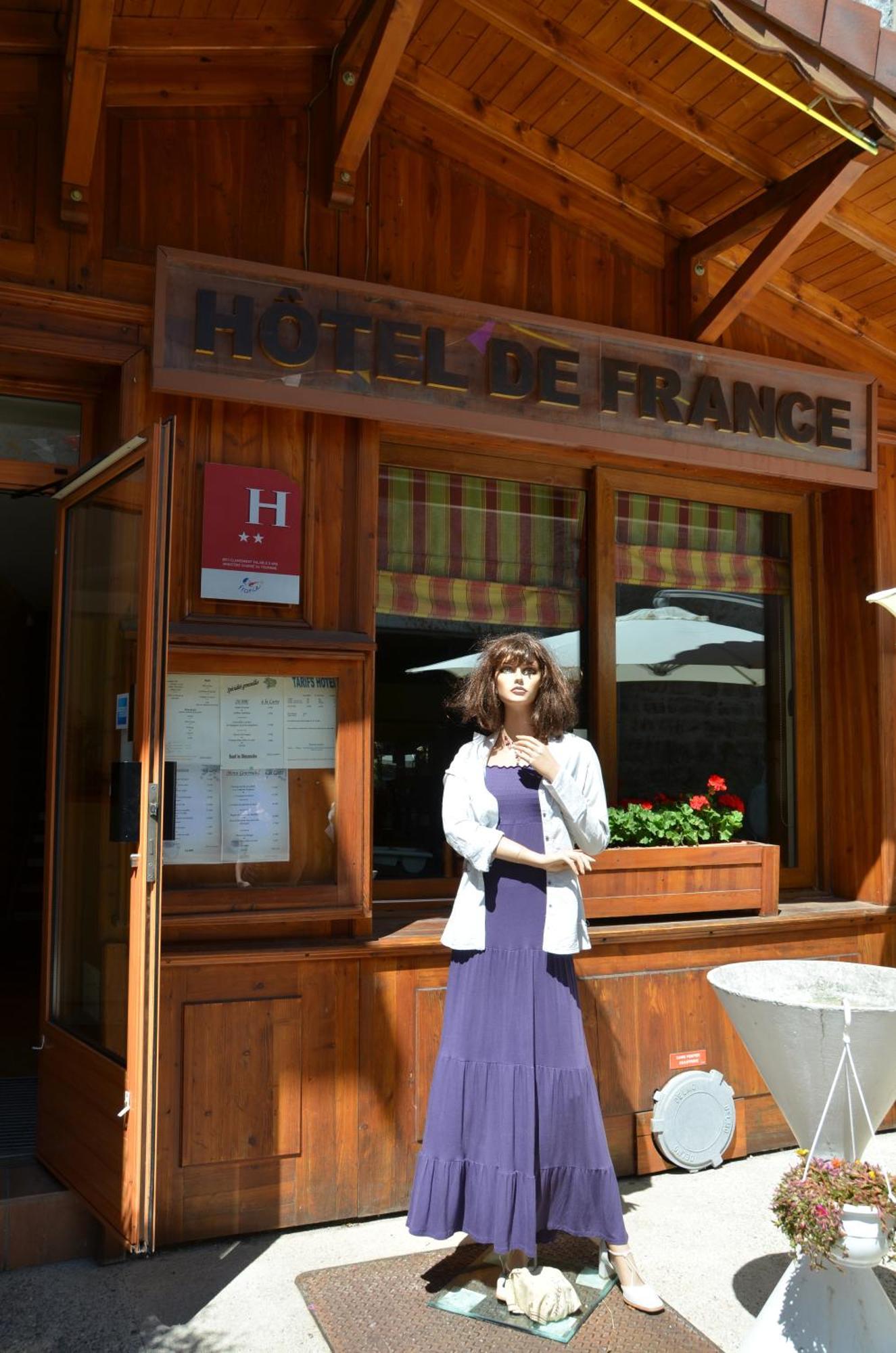 Hotel De France Le Bessat Exterior foto