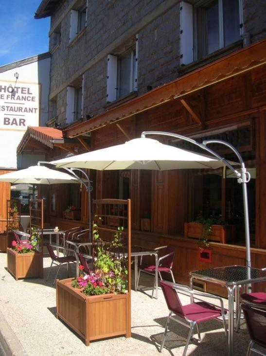 Hotel De France Le Bessat Exterior foto